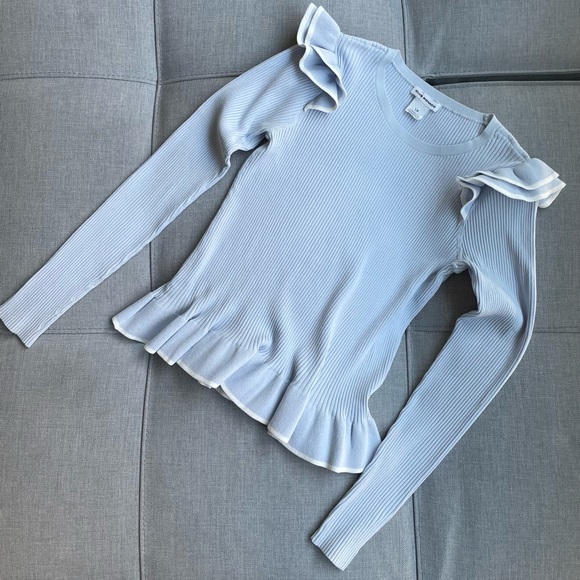 Club Monaco Long Sleeve Knit Top - Picture 2 of 4